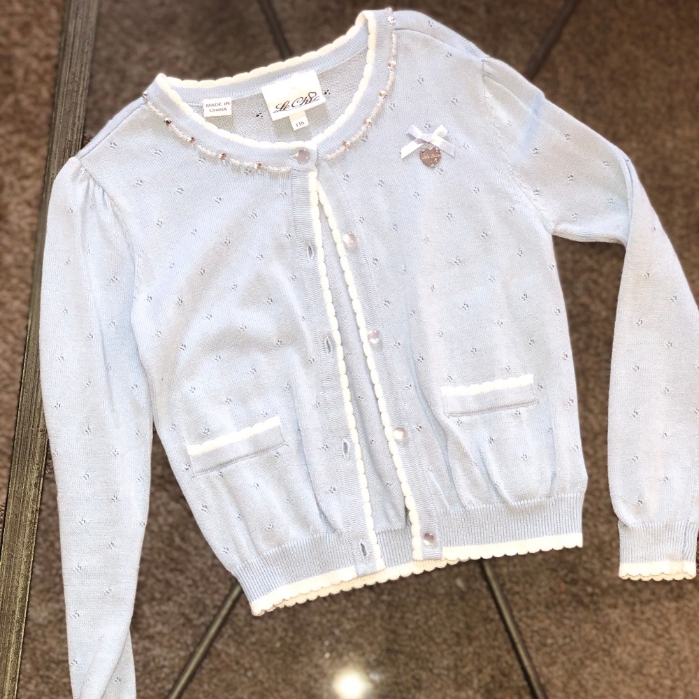 Joyfolie's Le Chic Light Blue Cardigan